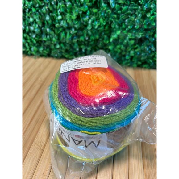 NWT Mandala Yarn Multicolor Yarn Crocheting and Knitting, Craft Yarn Gnome - Picture 3 of 7